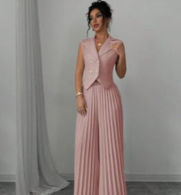 Alessira™ | Sleek Polyester Two-Piece Set