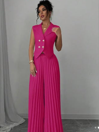 Alessira™ | Sleek Polyester Two-Piece Set