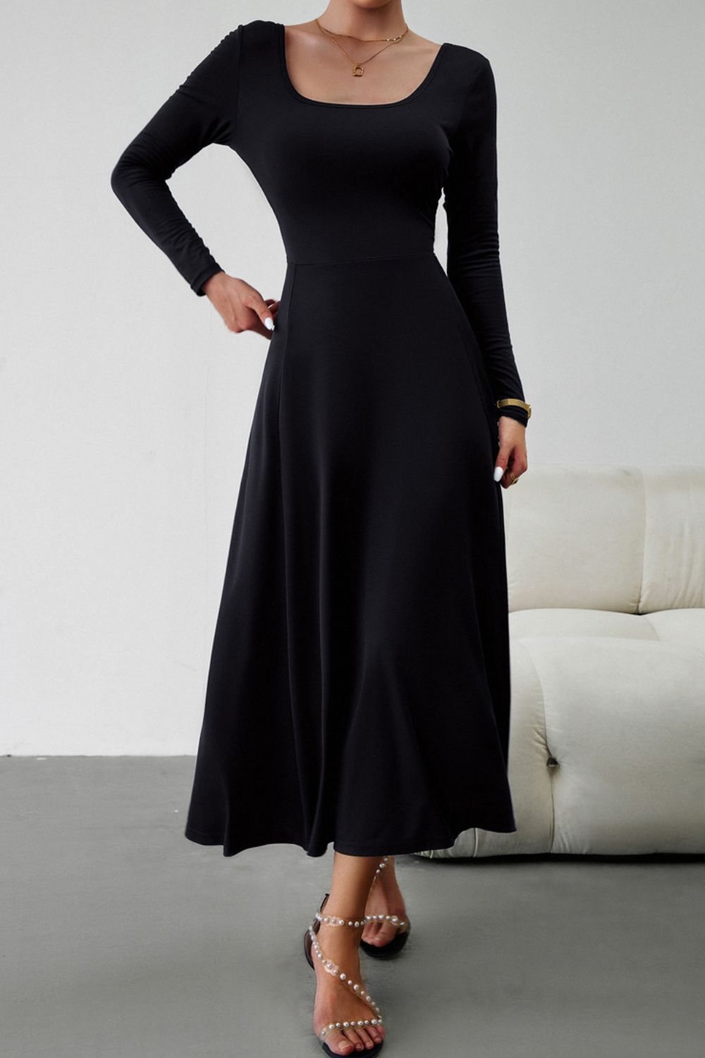 Sorayae™ | Maxi Jurk met A-lijn Silhouet