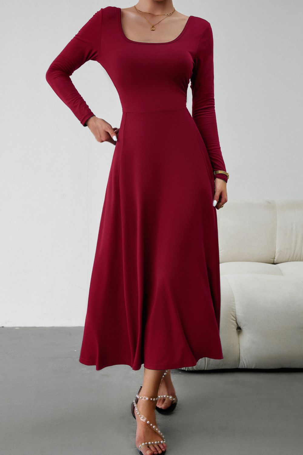 Sorayae™ | Maxi Jurk met A-lijn Silhouet